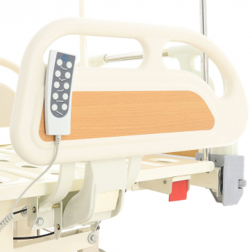 Кровать электр. Мед-Мос DB-3 (МЕ-3019H-02) (6 функц) с выдвиж. ложементом и растоматом (с матрасом)  - 7